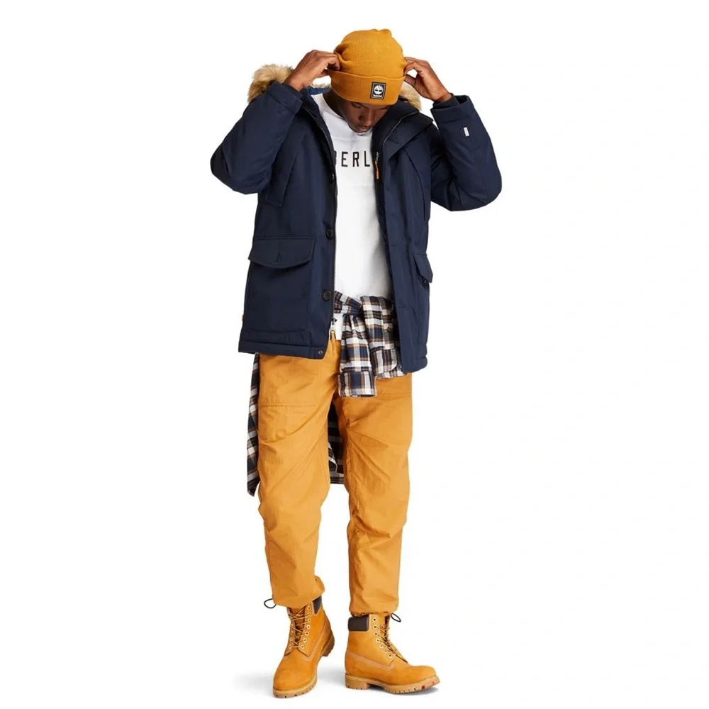 🆕 TIMBERLAND MEN'S SCAR RIDGE PARKA WITH DRYVENT™ TECHNOLOGY - Picture 4 of 11